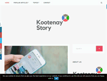 Tablet Screenshot of kootenaystory.org